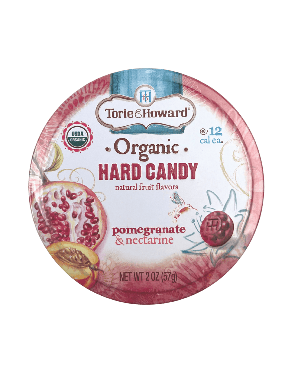 Hard Candy, Organic, Pomegranate & Nectarine - Country Life Natural Foods