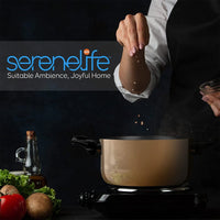 
                  
                    SereneLife 15 Piece Pots and Pans Home Non Stick Chef Kitchenware Cookware Set - Country Life Natural Foods
                  
                