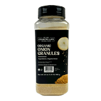 Onion, Granulated, Organic - Country Life Natural Foods