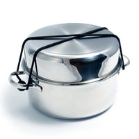 
                  
                    Camco 7 Piece Stainless Steel Cookware Nesting Pot Set w/Handle & Storage Strap - Country Life Natural Foods
                  
                
