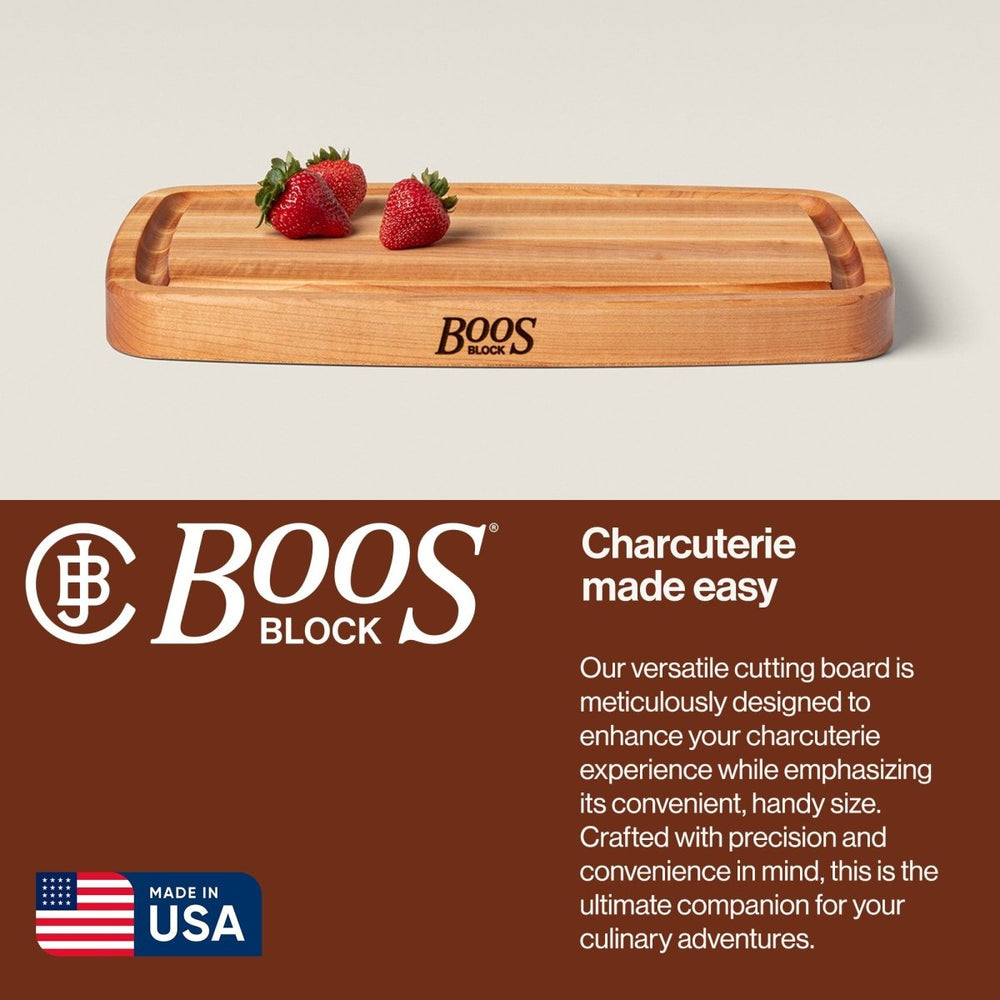 
                  
                    John Boos Large Maple Wood Edge Grain Kitchen Cutting Board, 18" x 11" x 1.5" - Country Life Natural Foods
                  
                