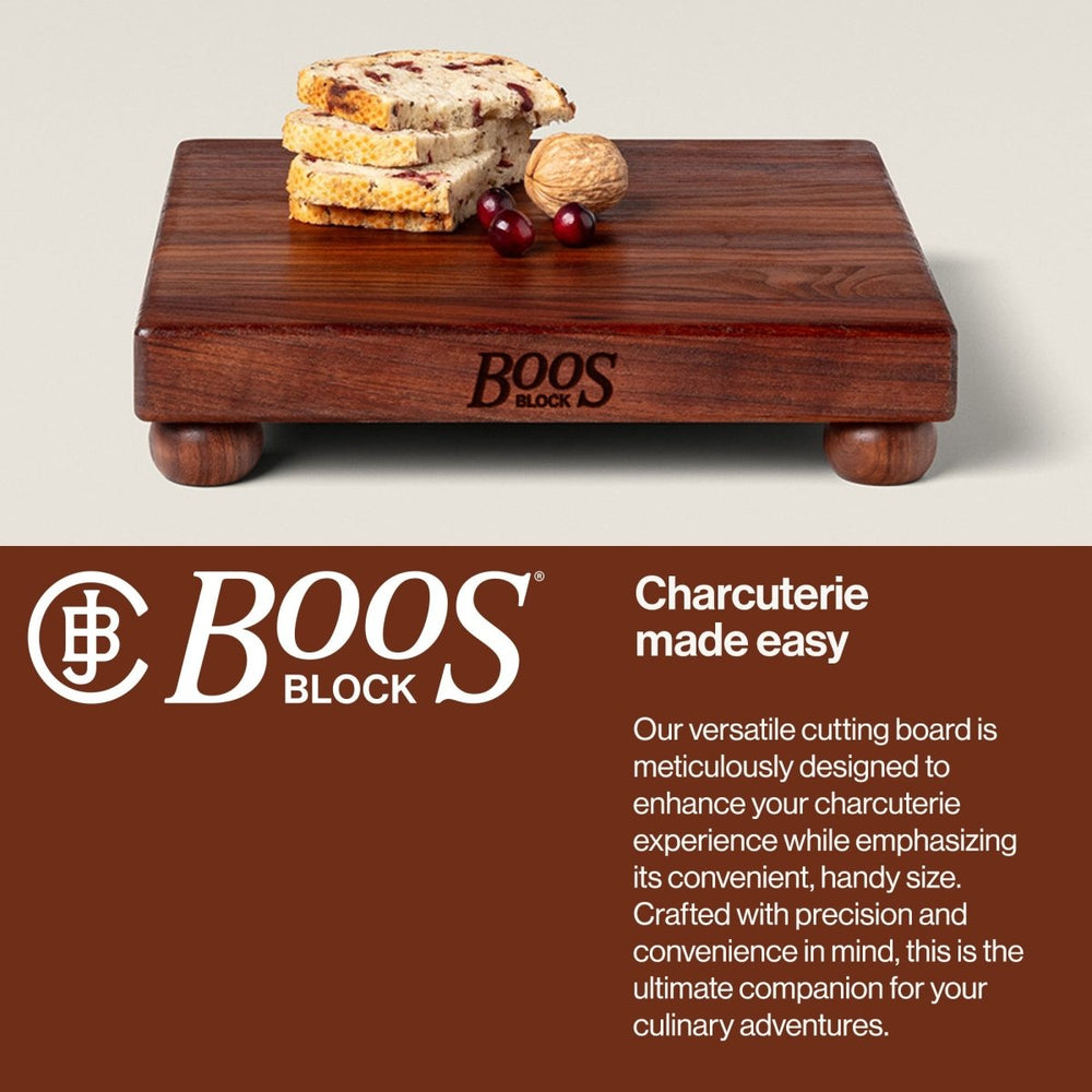 
                  
                    John Boos Small Walnut Wood Edge Grain Cutting Board for Kitchen, 12"x12"x1.5" - Country Life Natural Foods
                  
                