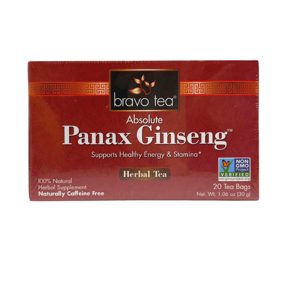 Herbal Tea, Bravo, Panax Ginseng - Country Life Natural Foods