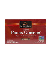 Herbal Tea, Bravo, Panax Ginseng - Country Life Natural Foods