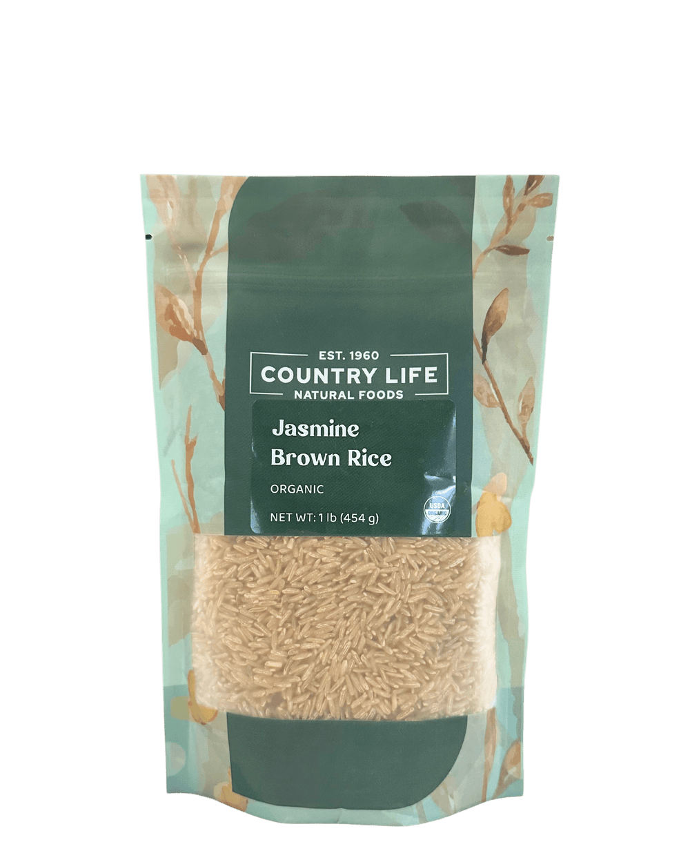 Jasmine Rice, Brown, Organic - Country Life Natural Foods