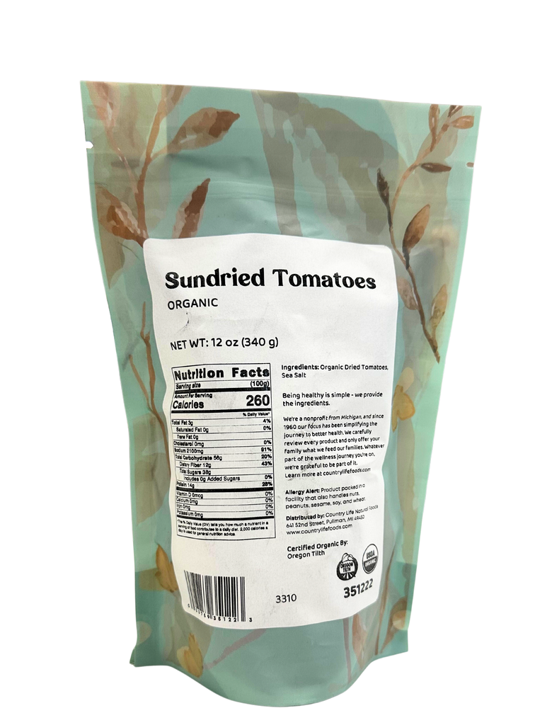 
                  
                    Tomato, Organic, Sundried, Halves - Country Life Natural Foods
                  
                
