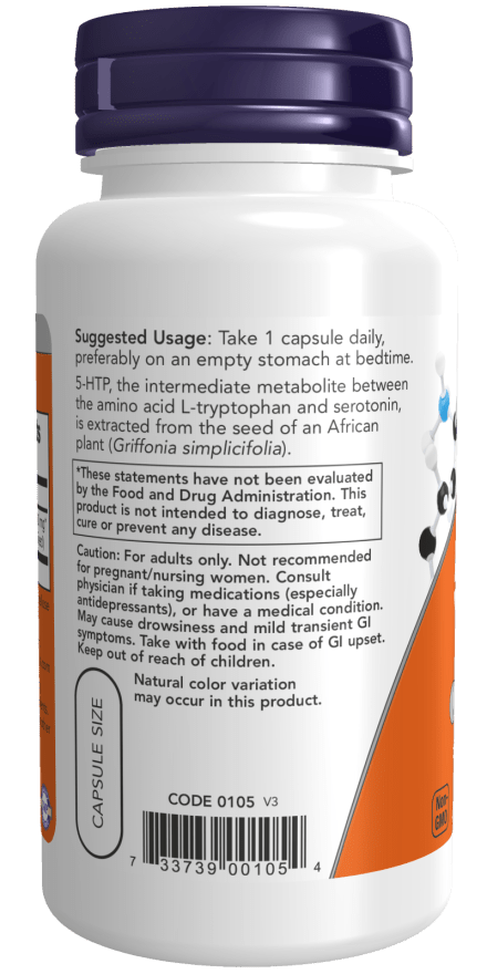 5 - HTP 100mg - Country Life Natural Foods
