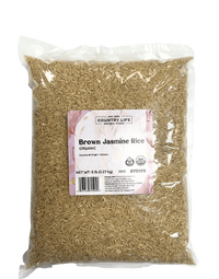 
                  
                    Jasmine Rice, Brown, Organic - Country Life Natural Foods
                  
                