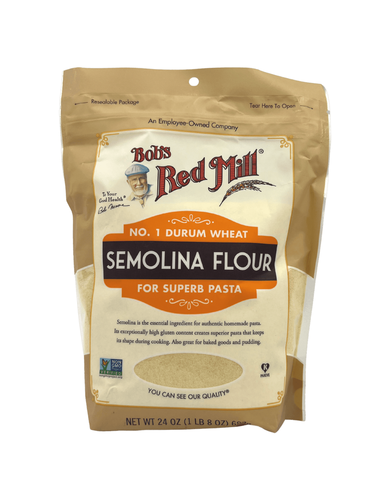Semolina Flour, Bob's Red Mill, Flour - Country Life Natural Foods