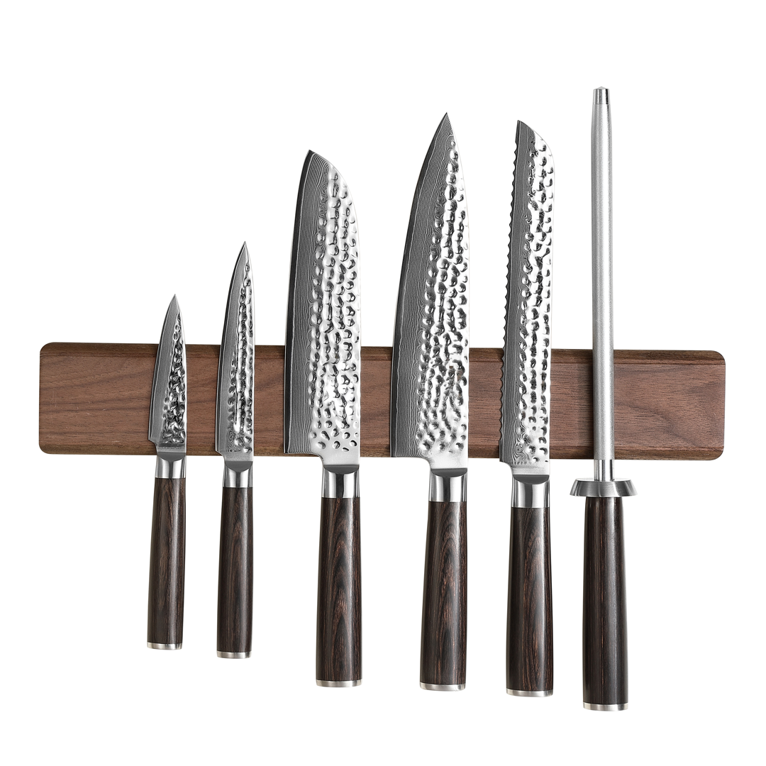 Walnut Magnetic Knife Strip, Knife Blocks & Holders - Country Life Natural Foods