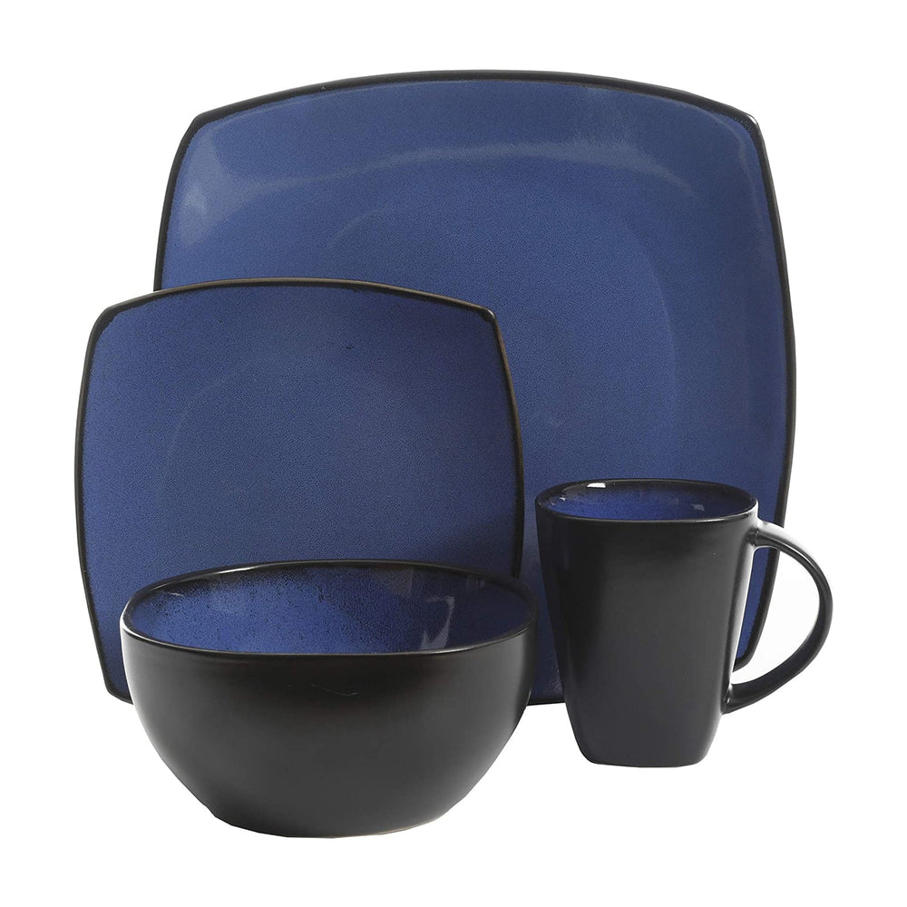 
                  
                    Gibson Elite Soho Lounge 16 Piece Plates, Bowls, & Mugs Dinnerware Set, Blue
                  
                