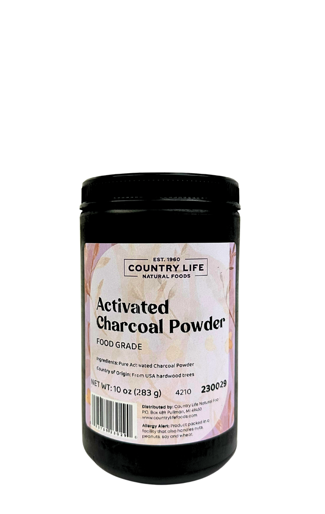 Charcoal Powder, Activated - Country Life Natural Foods