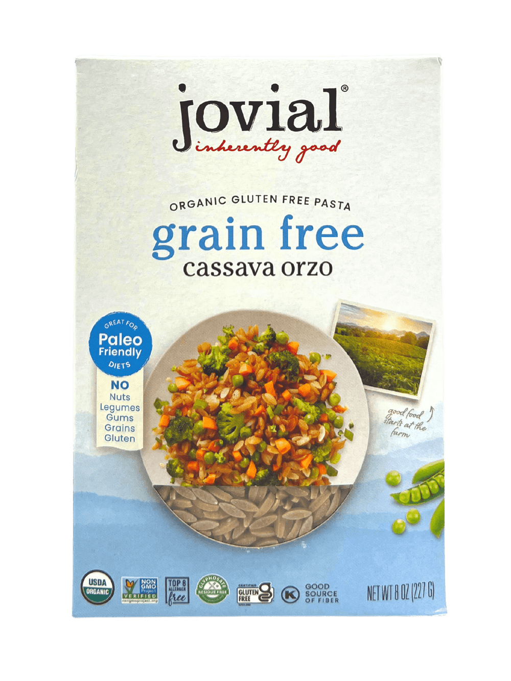 Orzo, Cassava, Organic, Jovial, Gluten - Free, Grain - Free - Country Life Natural Foods