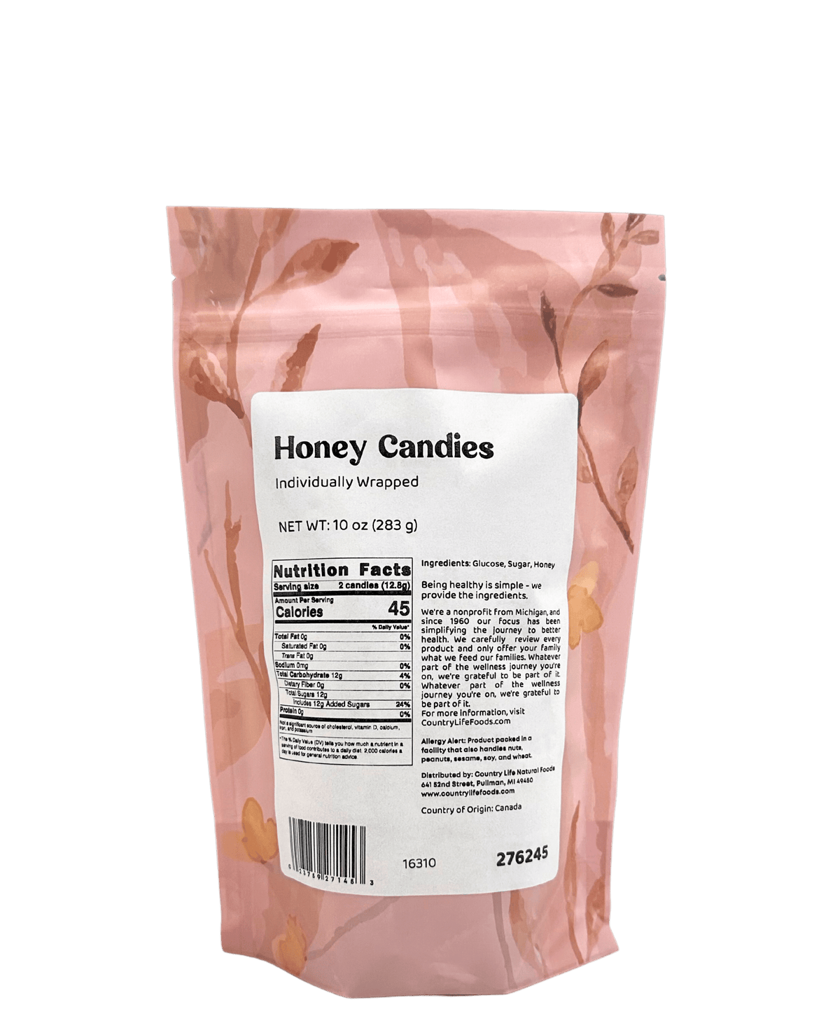 Honey Candies, Individually Wrapped - Country Life Natural Foods