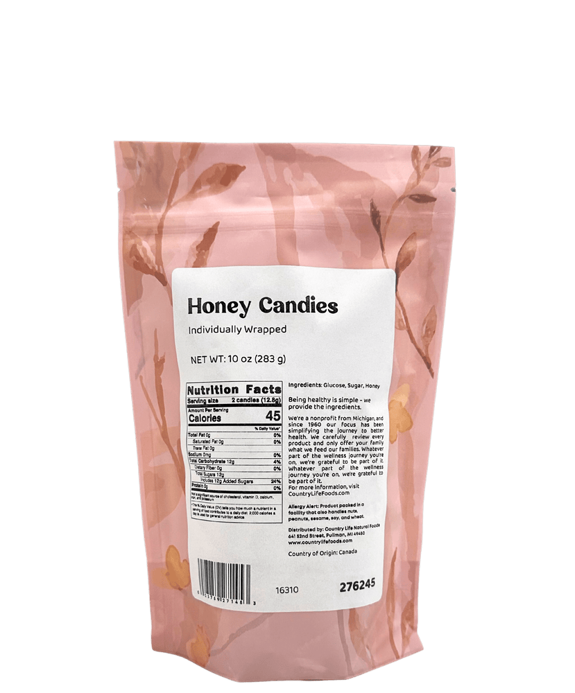 
                  
                    Honey Candies, Individually Wrapped - Country Life Natural Foods
                  
                