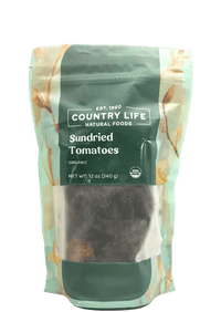 Tomato, Organic, Sundried, Halves - Country Life Natural Foods