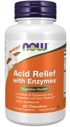 Acid Relief with Enzymes Chewables, Vitamins & Supplements - Country Life Natural Foods
