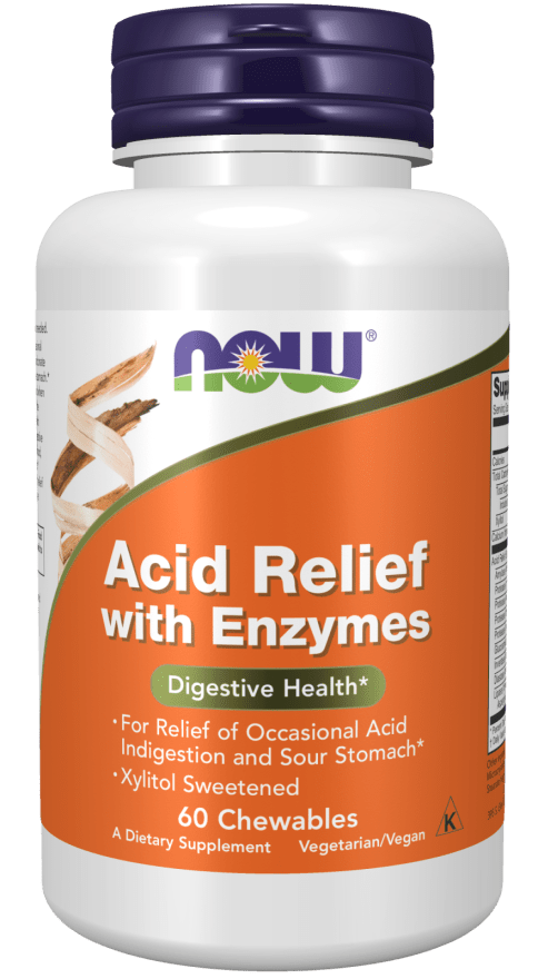 Acid Relief with Enzymes Chewables, Vitamins & Supplements - Country Life Natural Foods