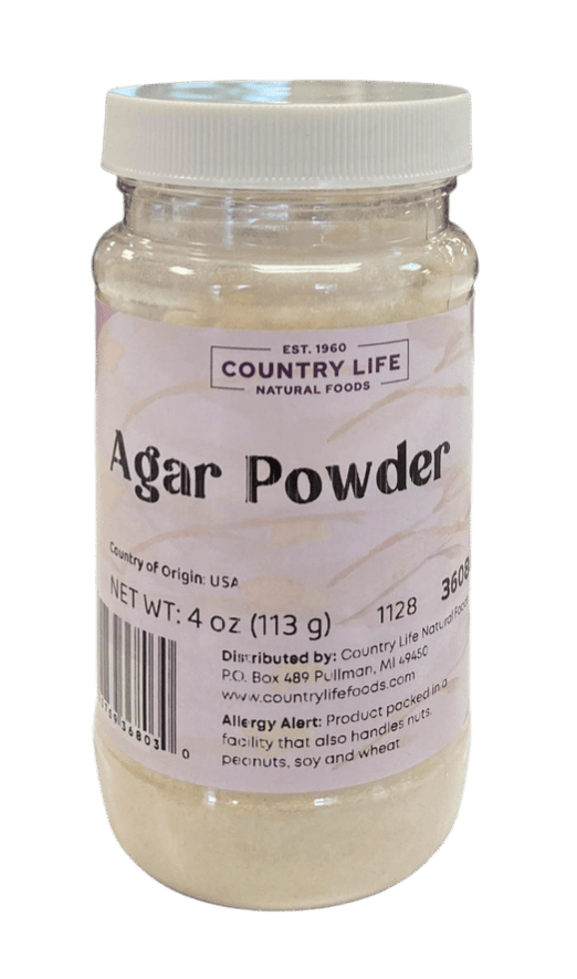 Agar Powder, Gels & Starches - Country Life Natural Foods