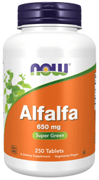 Alfalfa 650mg 250 Count, Vitamins & Supplements - Country Life Natural Foods