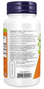 American Ginseng 500mg, Vitamins & Supplements - Country Life Natural Foods
