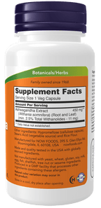 Ashwagandha 450mg, Vitamins & Supplements - Country Life Natural Foods