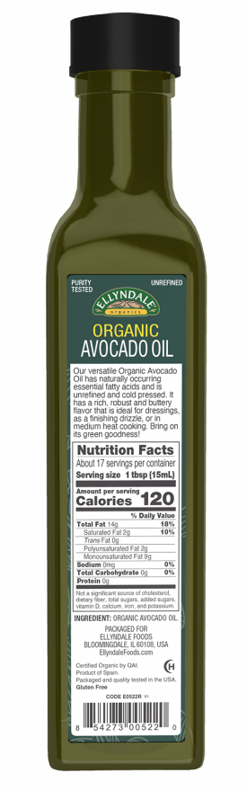 Avocado Cooking Oil, Organic - Country Life Natural Foods