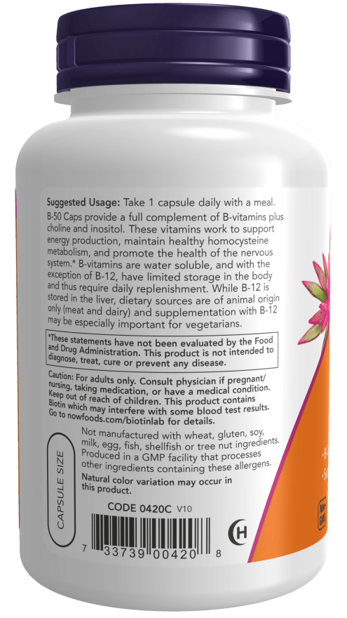 
                  
                    B - 50 VegCaps - Country Life Natural Foods
                  
                