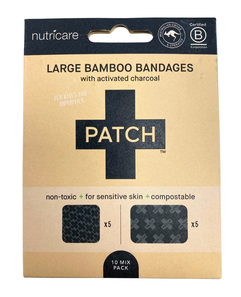 Bandages, Bamboo with Activated Charcoal - Country Life Natural Foods