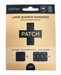 Bandages, Bamboo with Activated Charcoal - Country Life Natural Foods