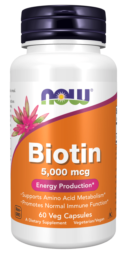 Biotin 5,000 mcg Veg Capsules - Country Life Natural Foods