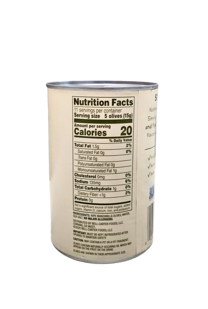 Olives, Black, Pitted - Country Life Natural Foods