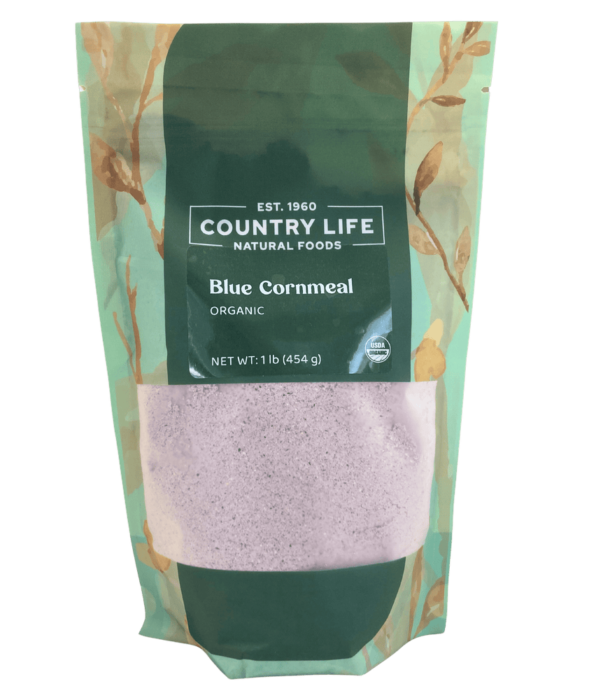 Cornmeal, Blue, Organic - Country Life Natural Foods