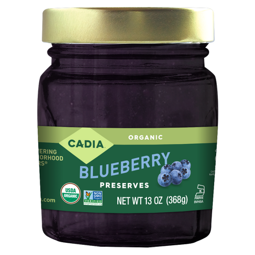 Blueberry Preserves, Organic, Cadia