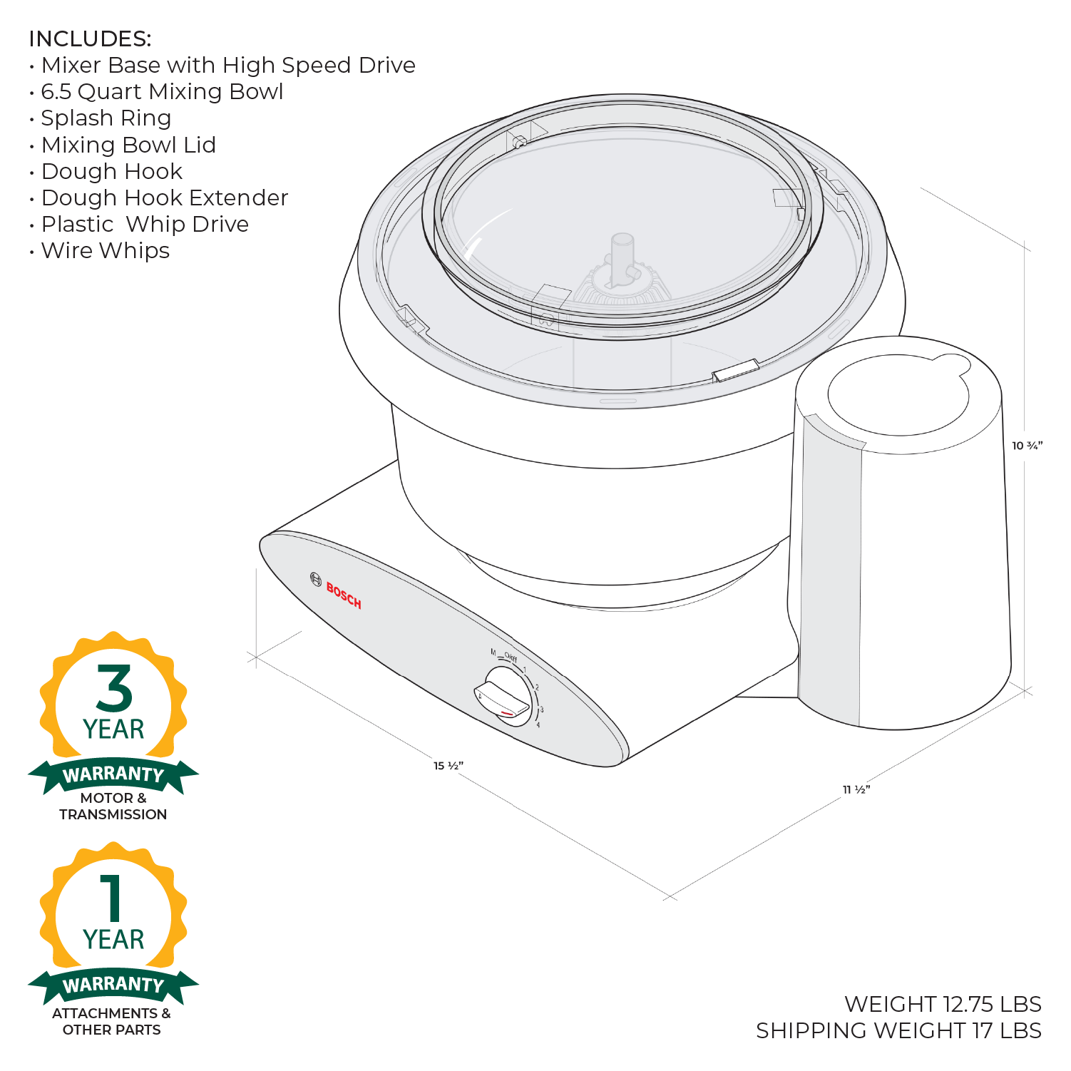 Bosch Kitchen Mixer, Black Universal Plus - Country Life Natural Foods