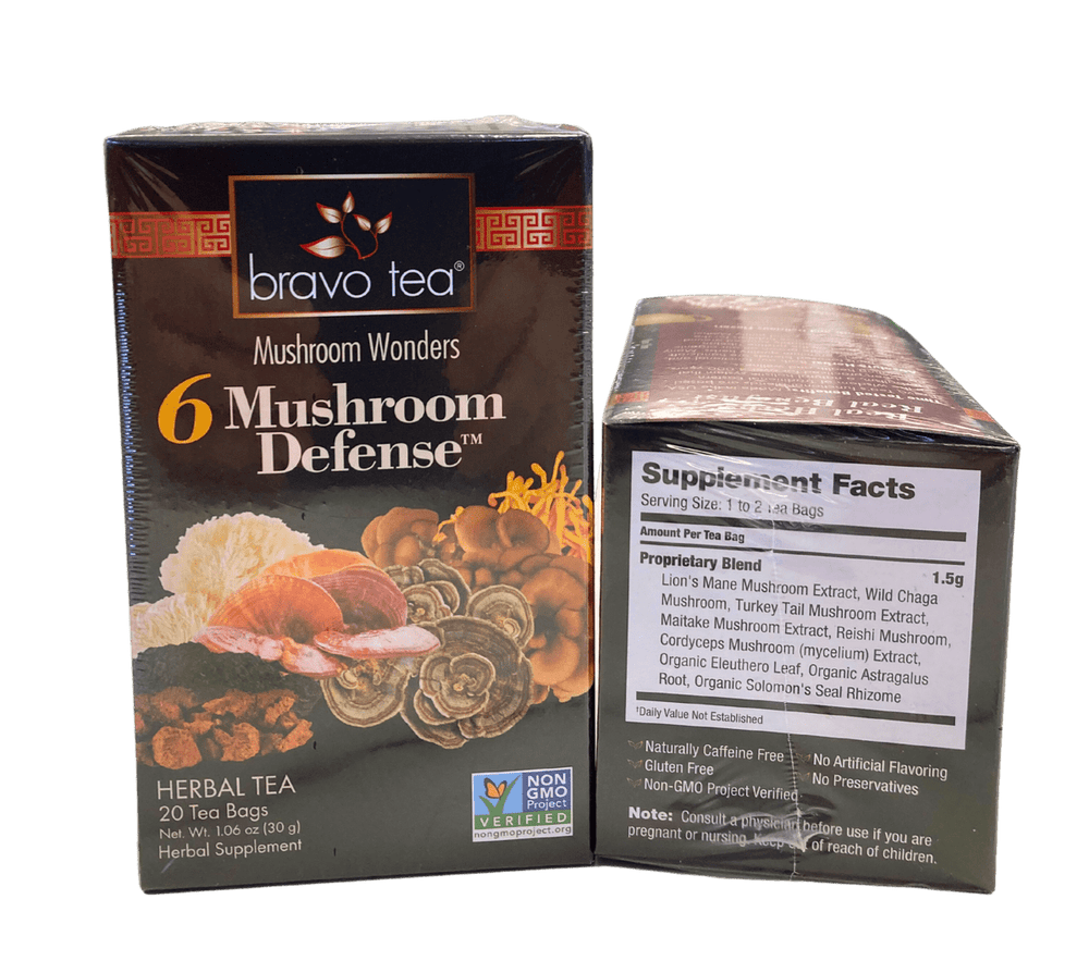 Herbal Tea, Bravo, Mushroom Wonders - Country Life Natural Foods