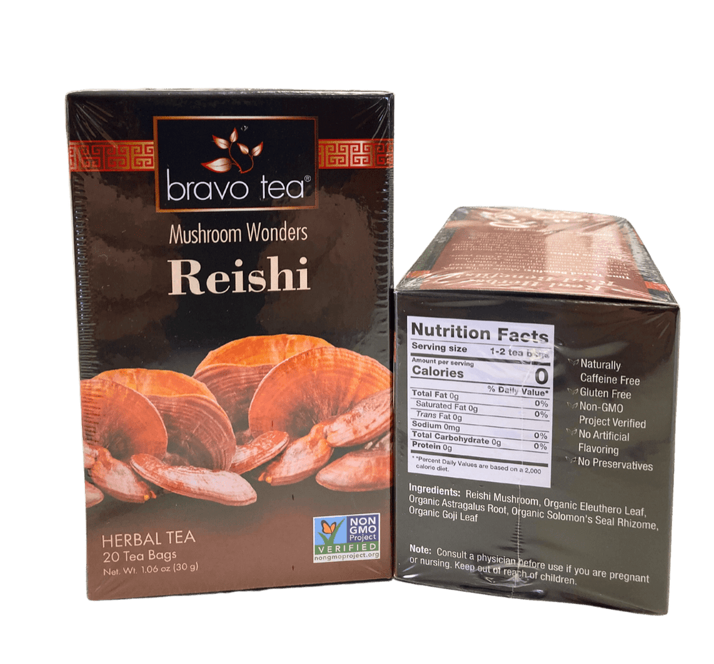 Herbal Tea, Bravo, Mushroom Wonders - Country Life Natural Foods