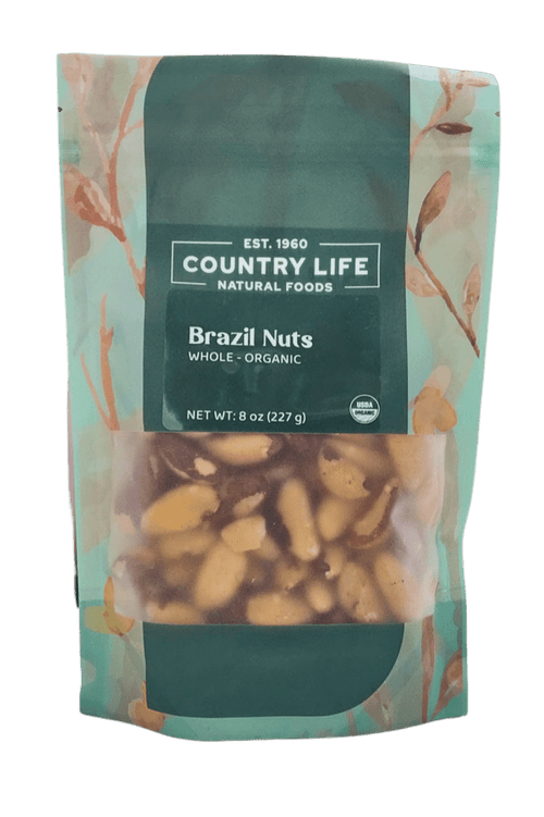 Brazil Nuts, Whole, Organic, Nuts - Country Life Natural Foods