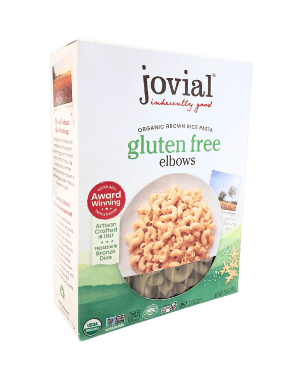 Elbows, Brown Rice, Organic, Jovial, Gluten-Free, Pasta & Noodles - Country Life Natural Foods
