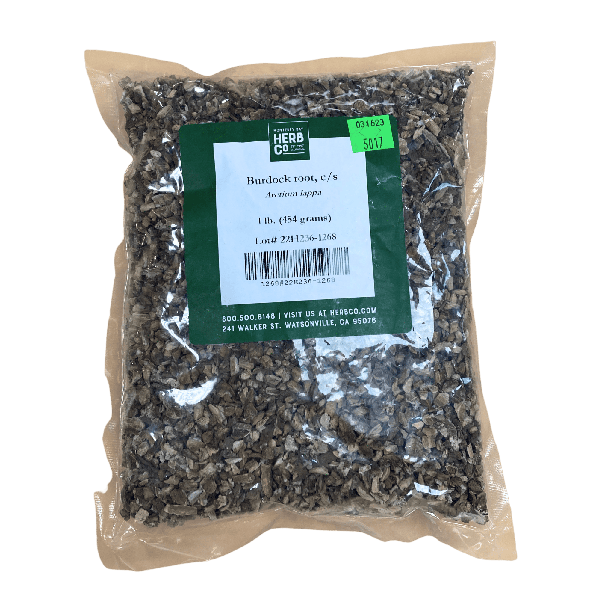 Burdock Root, Cut, Sifted, Herbs - Country Life Natural Foods