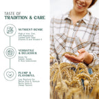 Wheat Berries, Bronze Chief (Red), Certified Glyphosate Free, Grains - Country Life Natural Foods