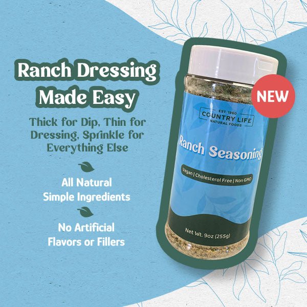 Ranch Seasoning, Vegan - Country Life Natural Foods