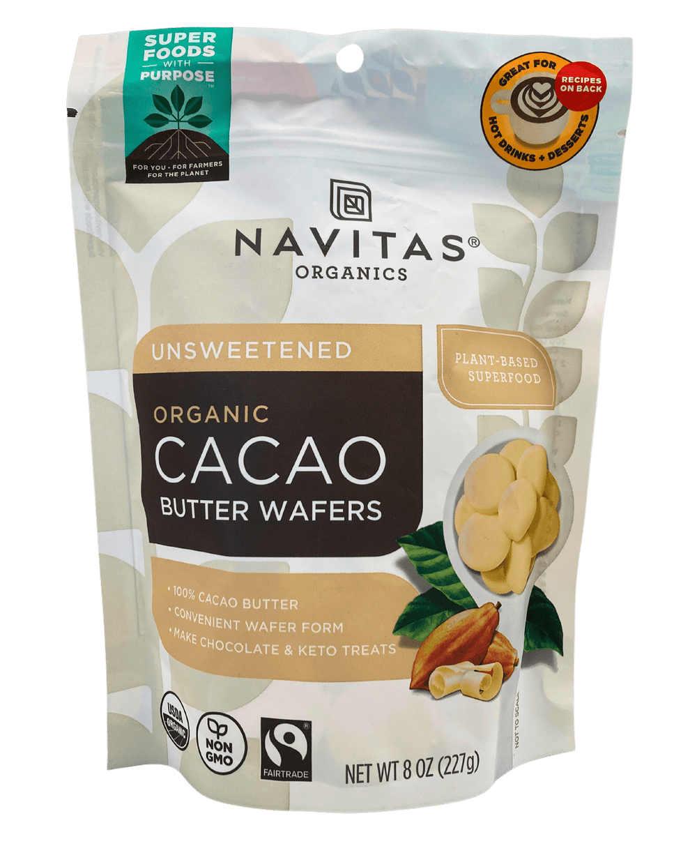 Cacao Butter Wafers, Organic - Country Life Natural Foods