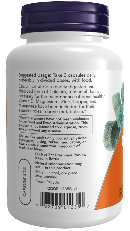 
                  
                    Calcium Citrate - Country Life Natural Foods
                  
                