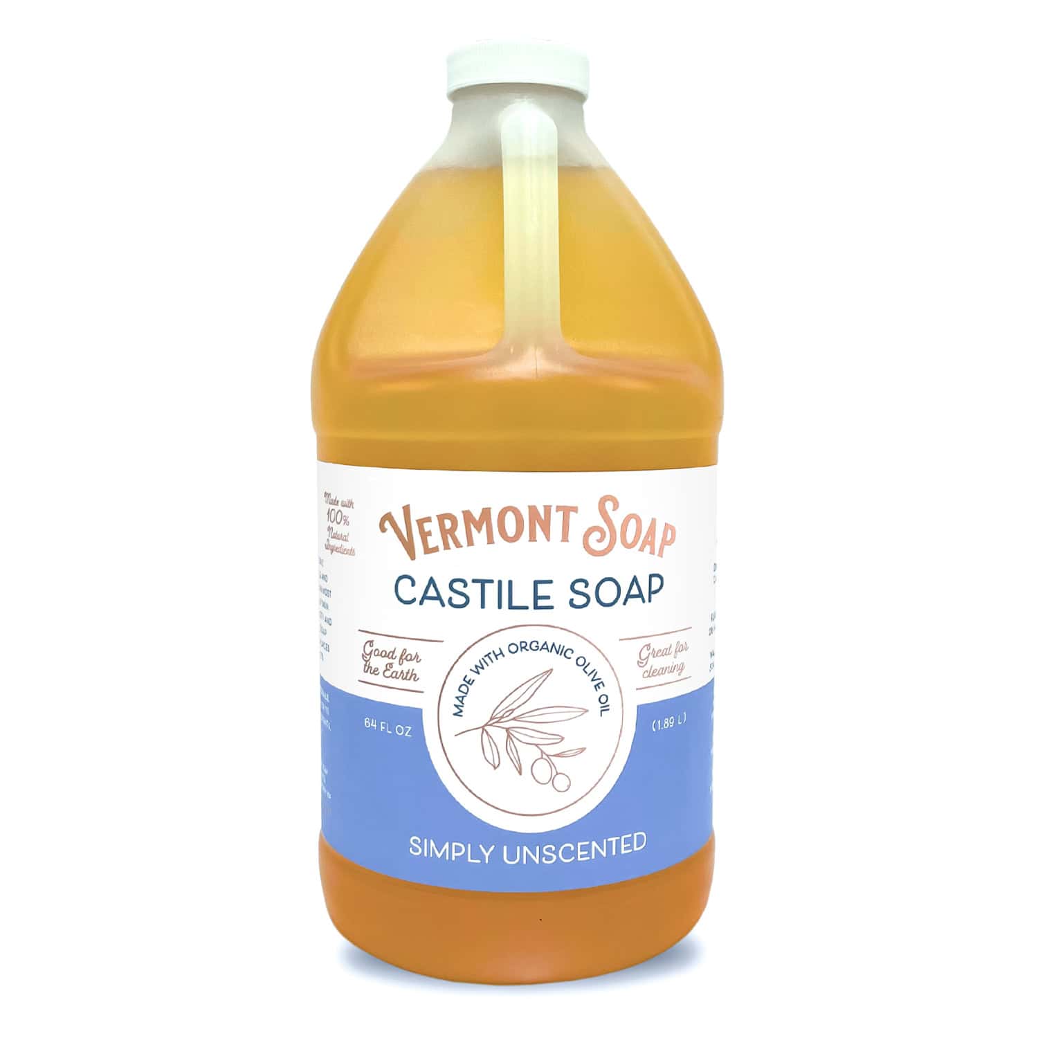 Castile Soap, Liquid, Vermont Soap, Soaps - Country Life Natural Foods