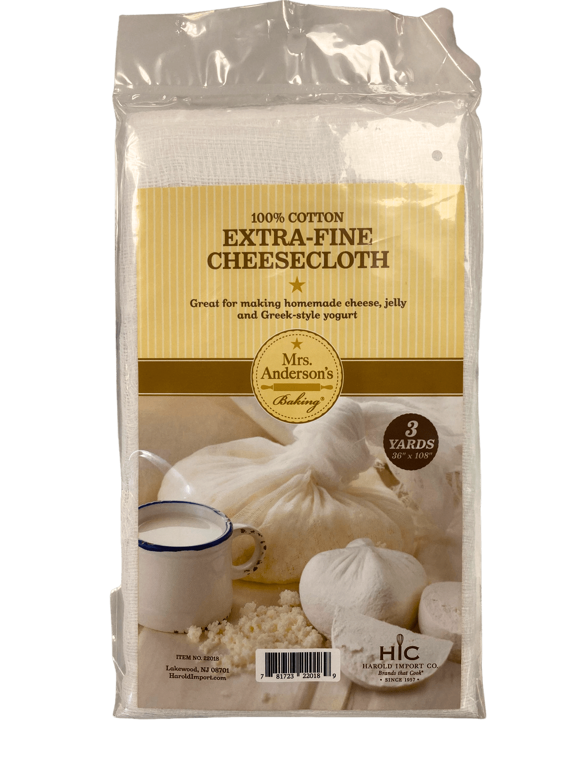 Cheesecloth, White, Extra-Fine - Country Life Natural Foods