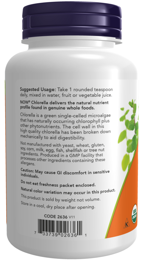 
                  
                    Chlorella Pure Powder, Organic
                  
                