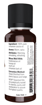 Cinnamon Cassia Essential Oil, Essential Oils - Country Life Natural Foods