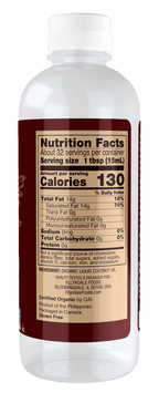 Coconut Cooking Oil, Liquid, Organic, Oil & Vinegar - Country Life Natural Foods