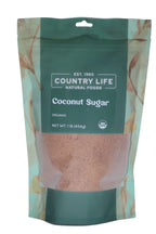 Coconut Sugar, Organic, Other Sweeteners - Country Life Natural Foods